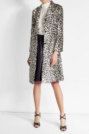 Nina Ricci Leopard Coat at Stylebop